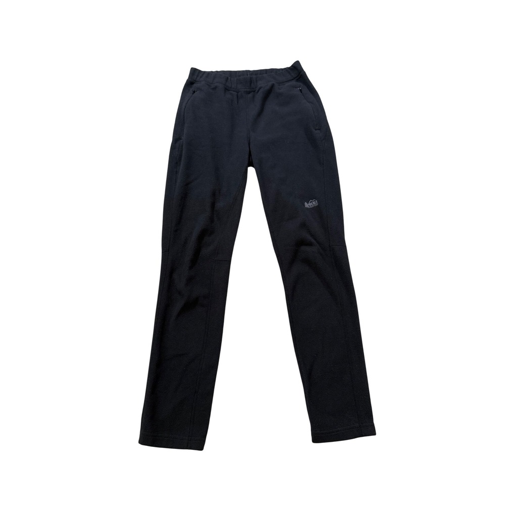 REI Co-op Fleece Pants S Black Joggers Hiking Outdoor Gorpcore Lounge Utility